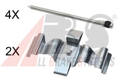 Kit de reparação das sapatas do freio A0004219691 Mercedes