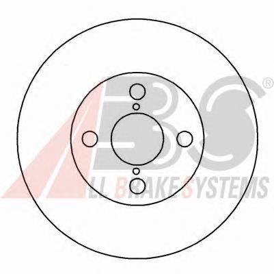 BR9380C Kavo Parts Disco do freio traseiro