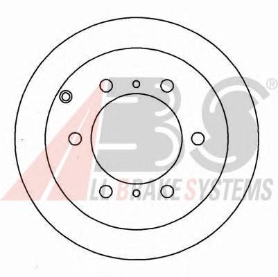 Disco do freio traseiro DP598C Japan Parts