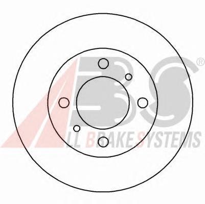 Disco do freio dianteiro DI532C Japan Parts