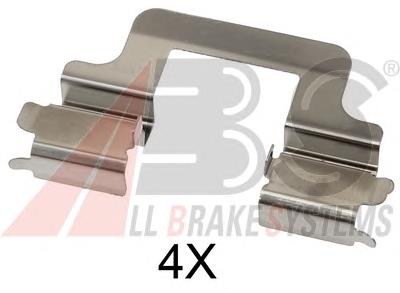 Kit de molas de fixação de sapatas de disco traseiras VAG 8P0615231A preço, a partir de 9,67 USD