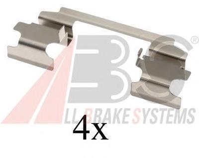 Compre 410808H325 Nissan/Infiniti Kit de molas de fixação de sapatas de disco dianteiras