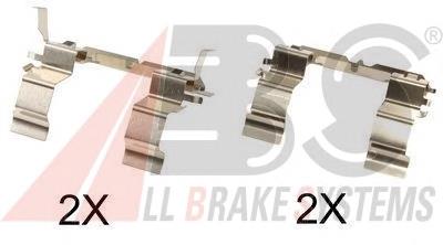 Kit de molas de fixação de sapatas de disco dianteiras Subaru 26232AJ000 preço, a partir de 16,34 USD