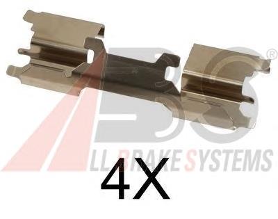 Kit de molas de fixação de sapatas de disco dianteiras Mercedes A0014211591