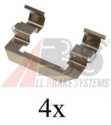 Kit de molas de fixação de sapatas de disco dianteiras para Chevrolet Captiva I C100