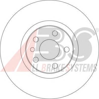 Disco do freio dianteiro 1325772080 Fiat/Alfa/Lancia