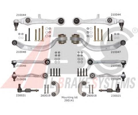 219900 ABS Kit de braços oscilantes de suspensão dianteira