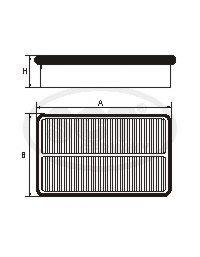 Filtro de ar 17220RB6Z00 Honda