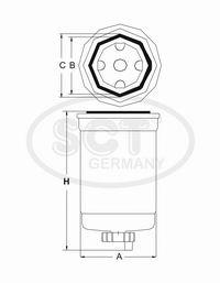 Filtro de combustível Diesel Technic 724001 preço, a partir de 14,26 USD