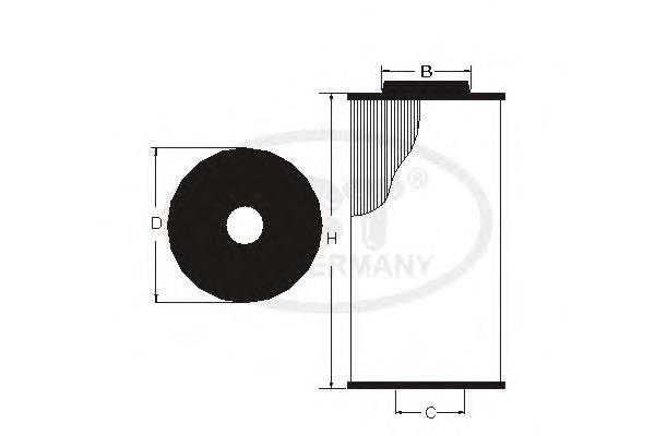 S2631027100 Hyundai/Kia Filtro de óleo