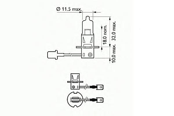 Lâmpada halógena 63217160779 BMW