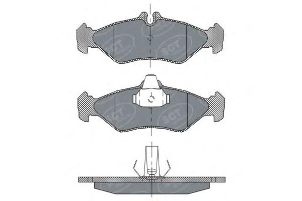 Compre A0044205620 Mercedes Sapatas do freio traseiras de disco