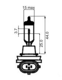 Lâmpada halógena 4050300498751 Osram