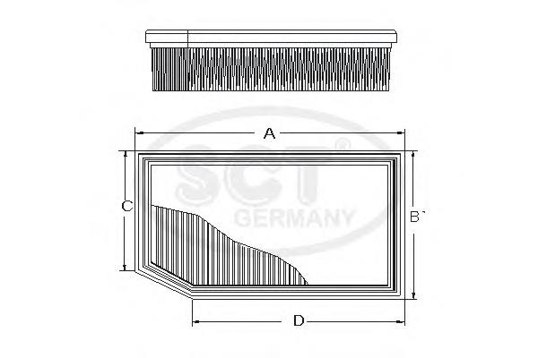 Compre SB2177 SCT Filtro de ar