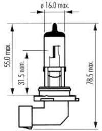 Lâmpada halógena Subaru 84920PA010