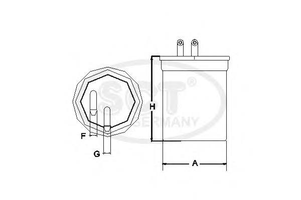 Filtro de combustível Chrysler 05175429AB preço, a partir de 26,08 USD