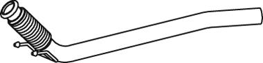 BM50226 BM Catalysts Silenciador, parte central