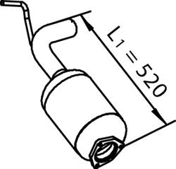 Convertidor - catalisador VAG 028131701AX preço, a partir de 52,06 USD