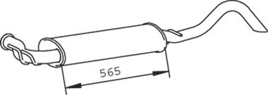 Silenciador, parte traseira Walker 22896 preço, a partir de 104,92 USD