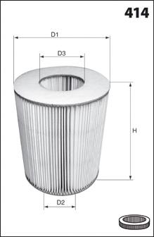 Filtro de ar Mercedes 0004591V001