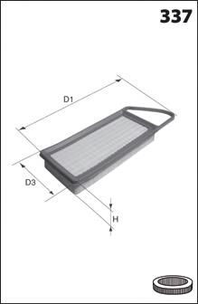 Filtro de ar Peugeot/Citroen 1444RK