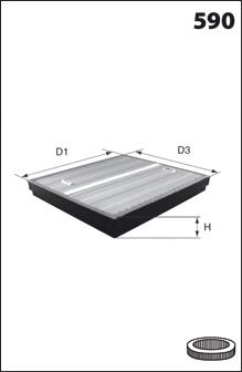 Compre LX747 Mahle Original Filtro de ar