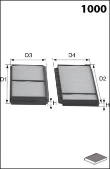 Filtro de salão HB9412 AVS