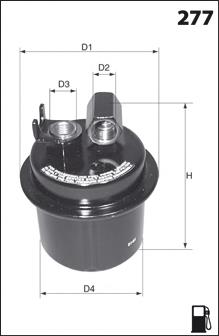 Compre WK67 Mann-Filter Filtro de combustível