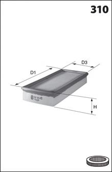 Filtro de ar Bremsi FA0612