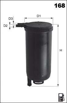 Compre KL707 Mahle Original Filtro de combustível