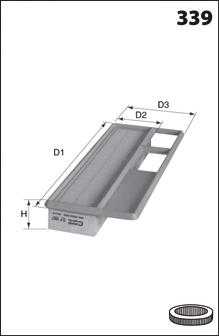 Filtro de ar 3019100 UFI