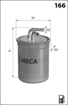 A6280920101 Mercedes Filtro de combustível