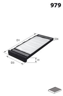 Filtro de salão Fiat/Alfa/Lancia 46442422 preço, a partir de 8,77 USD