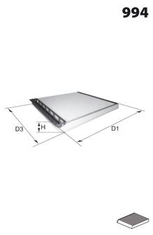 Filtro de salão Renault (RVI) 8660003085