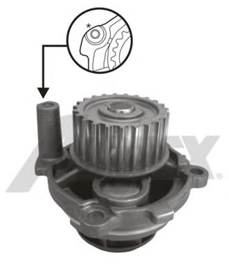 1703 Airtex Bomba de água (bomba) de esfriamento