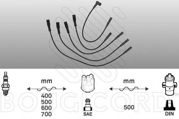 8523 NGK Fios de alta voltagem, kit