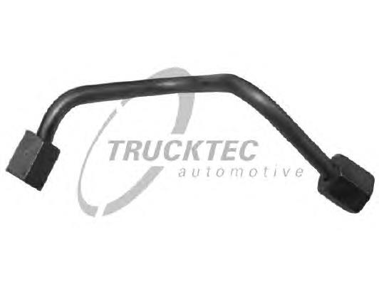0213075 Trucktec Tubo de combustível do injetor de 1º cilindro