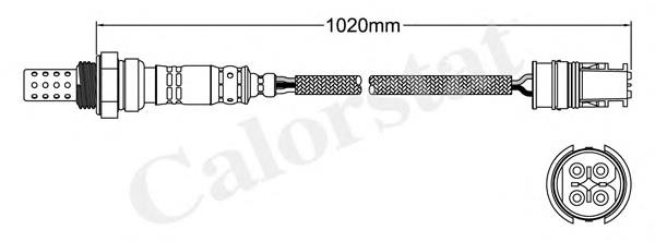 Sonda lambda, sensor de oxigênio até o catalisador Mercedes A0005409217 preço, a partir de 88,39 USD