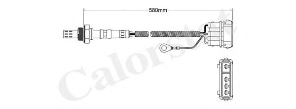 030906265AA VAG Sonda lambda, sensor de oxigênio