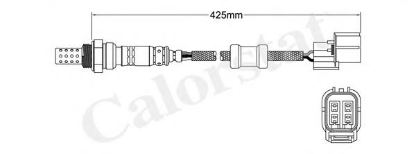 LS140002 Vernet Sonda lambda, sensor de oxigênio até o catalisador