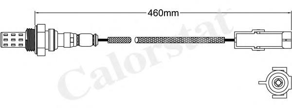 Sonda lambda, sensor de oxigênio 25105107 Toyota