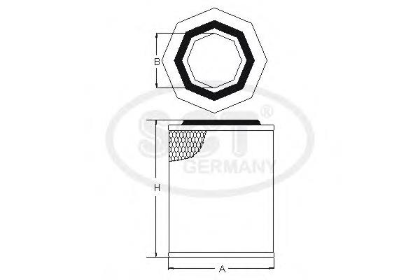 Filtro de ar Nissan/Infiniti 1654606N00