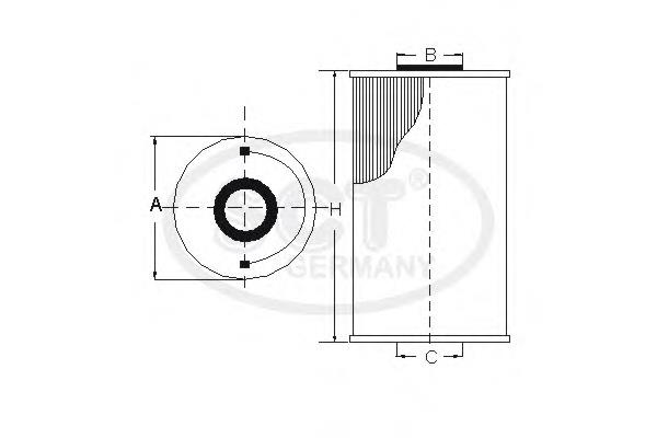 Filtro de combustível SCT ST706 preço, a partir de 4,98 USD
