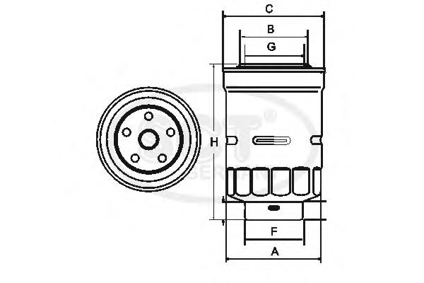 Compre 2330364021 Toyota Filtro de combustível
