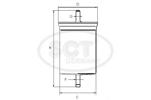 Filtro de combustível Ford 1485678