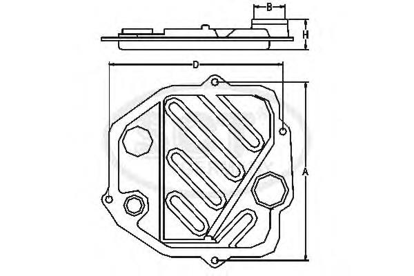 Compre FT118 Japan Parts Filtro da Caixa Automática de Mudança