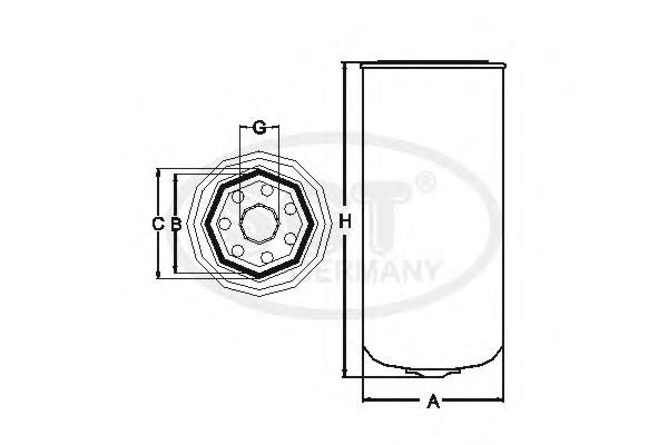 Compre 170006 Febi Filtro de combustível