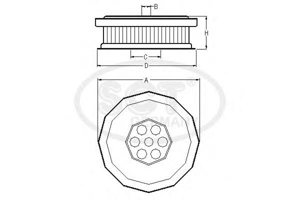 Filtro da direção hidrâulica assistida Mercedes A0004661604 preço, a partir de 1,93 USD