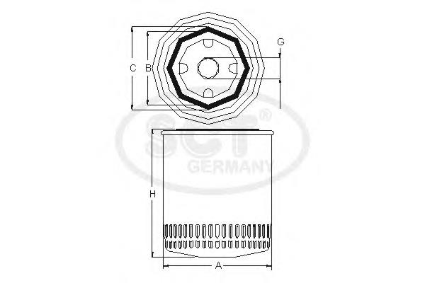 Filtro de óleo AVS ZA413 preço, a partir de 5,71 USD