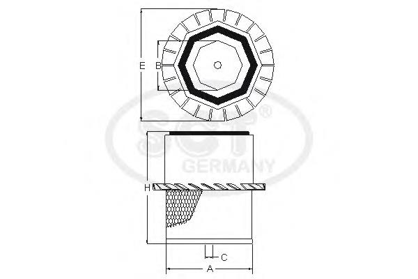 Filtro de ar Mitsubishi MD620563 preço, a partir de 18,71 USD